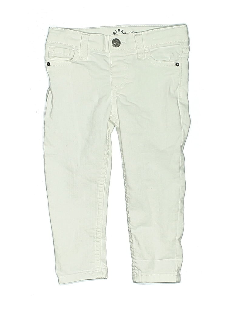 Pre-owned Primary Clothing Kids' Jeans In Green