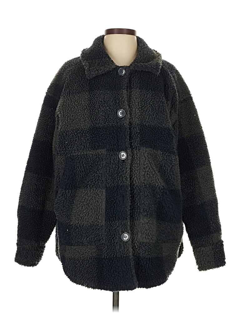 Pre-owned Assorted Brands Coat In Green