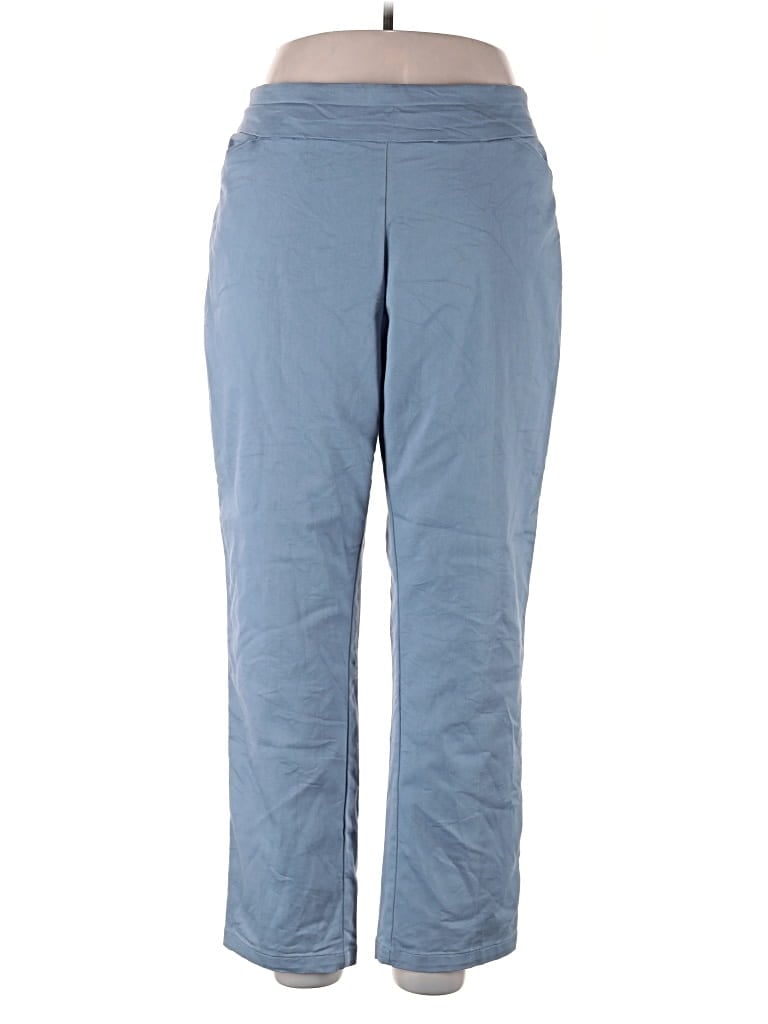 Pre-owned Croft & Barrow Casual Pants In Blue