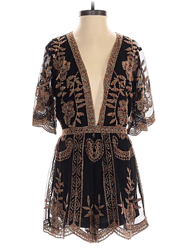 Pre-owned Grace Karin Romper In Black