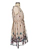Potter's Pot 100% Polyester Stars Tan Casual Dress Size S - photo 4