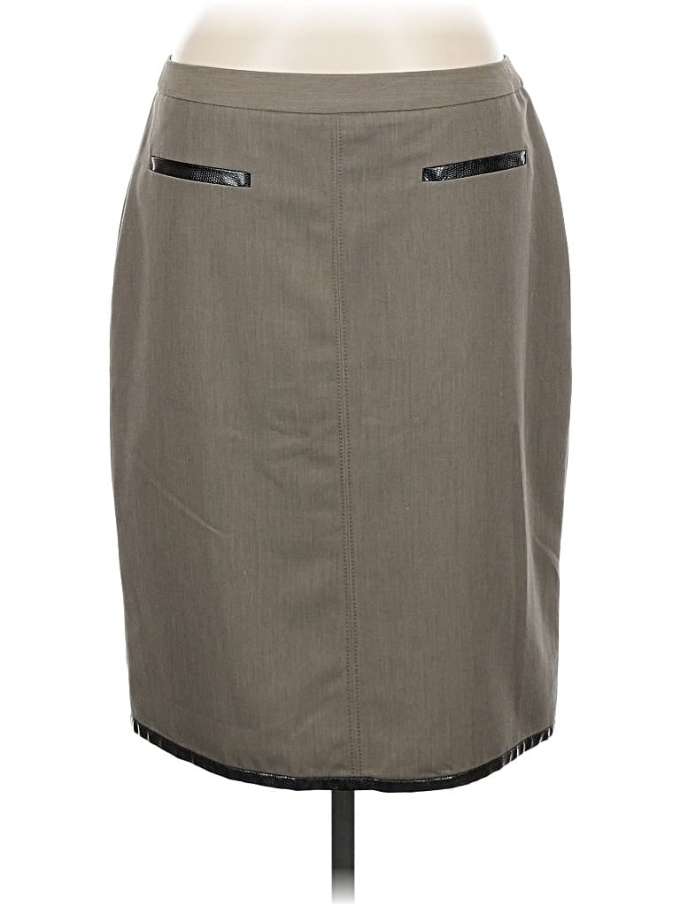 Pre-owned Cleo Casual Skirt In Gray