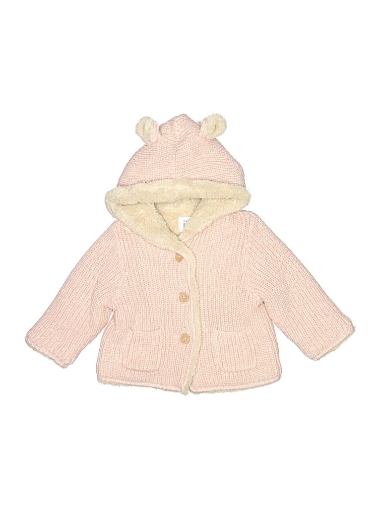 Pre-owned Baby Gap Babies' Cardigan Sweater In Pink