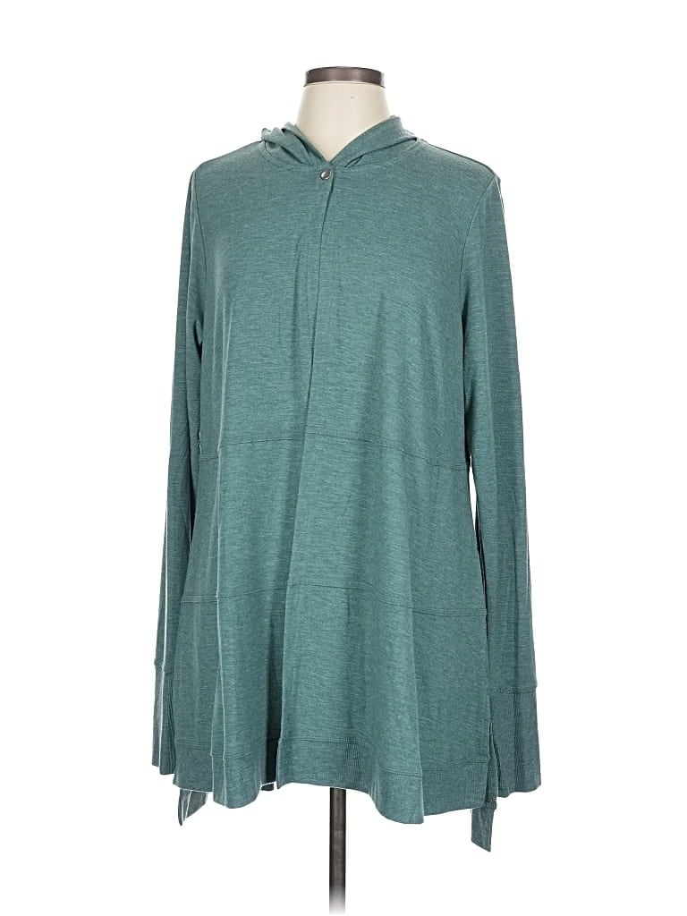 Pre-owned Logo Lounge Poncho In Blue