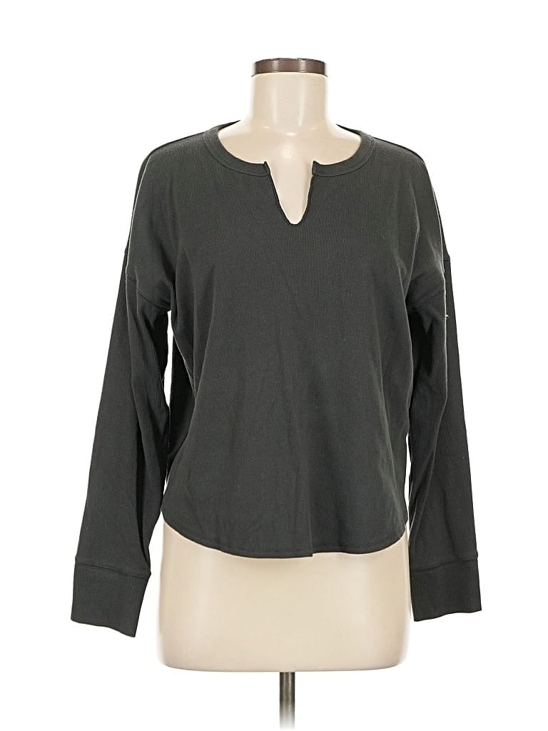 Pre-owned Upwest Long Sleeve T-shirt In Gray