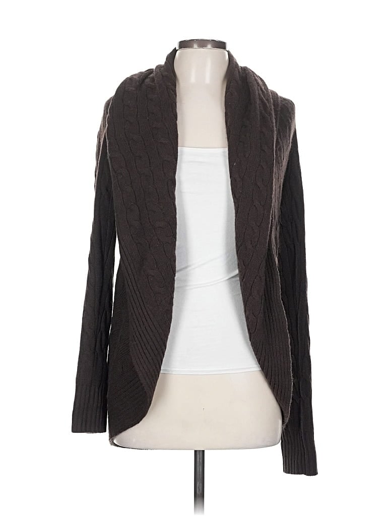 Pre-owned Ralph Lauren Cashmere Cardigan Sweater In Brown