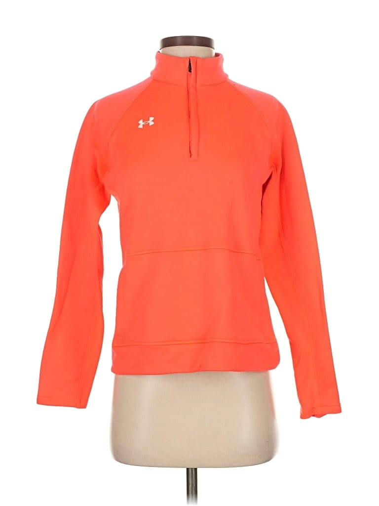 Pre-owned Under Armour Pullover Sweater In Orange