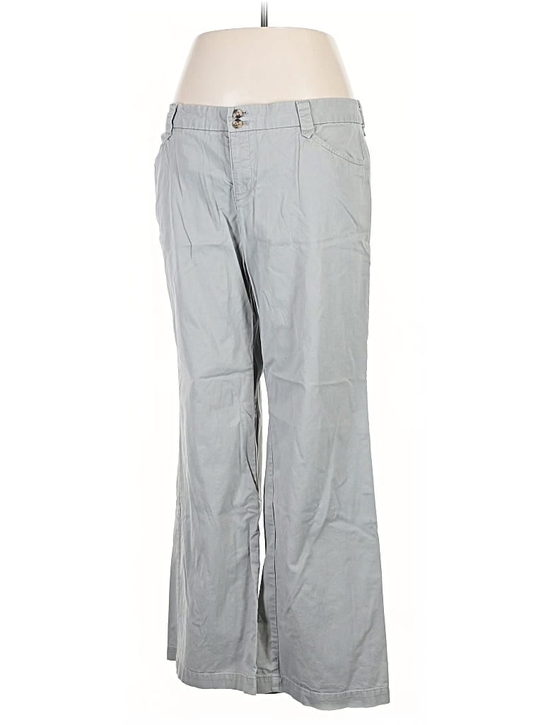 Pre-owned Eddie Bauer Casual Pants In Gray