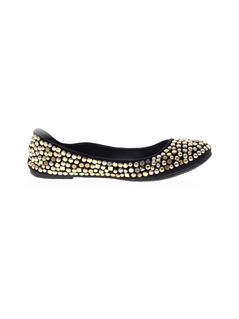 Pre-owned Candies Candie's Flats In Gold