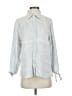 Rails 100% Lyocell Stripes Silver Long Sleeve Button-Down Shirt Size S - photo 1