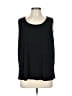 Chico's 100% Polyester Black Sleeveless Top Size Lg (2) - photo 1