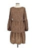 Unbranded Animal Print Brown Casual Dress Size L - photo 2