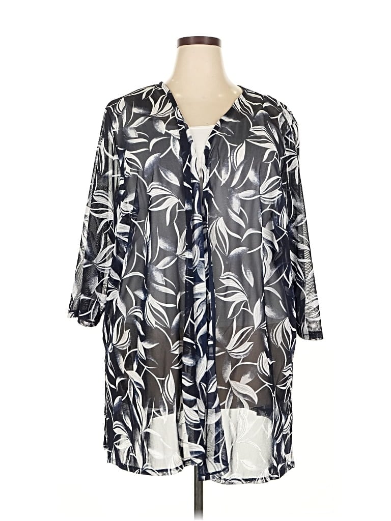 Pre-owned Catherines Kimono In Silver