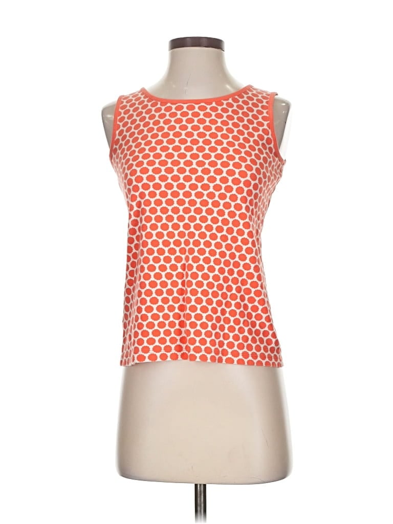 Pre-owned Lands' End Sleeveless T-shirt In Orange