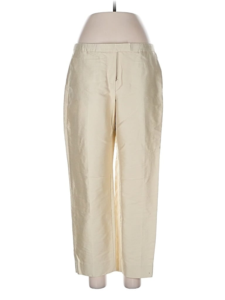 Pre-owned J.crew Collection Casual Pants In White