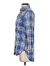 Rivet & Thread Plaid Blue Long Sleeve Button-Down Shirt Size XXS - photo 5