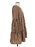 Unbranded Animal Print Brown Casual Dress Size L - photo 4