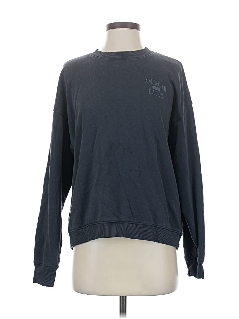 Pre-owned American Eagle Outfitters Sweatshirt In Gray