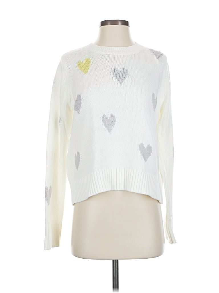 Pre-owned Lisa Todd Pullover Sweater In White