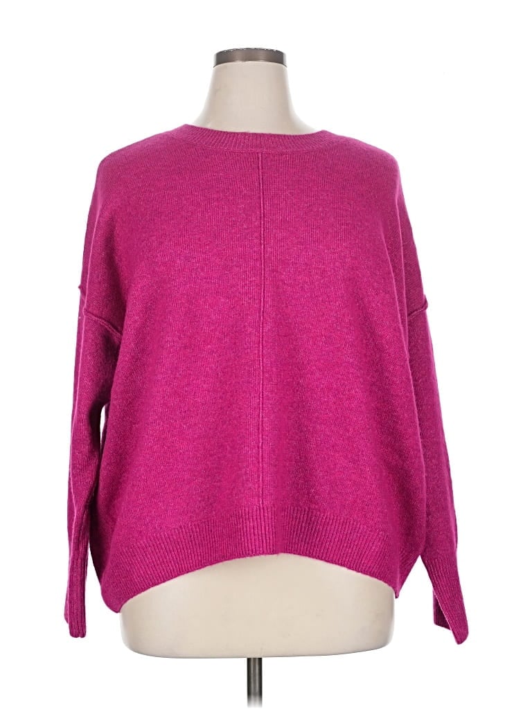 Pre-owned Vince Camuto Pullover Sweater In Pink