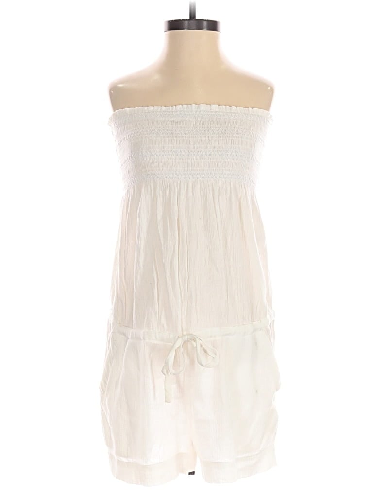 Pre-owned C&c California Romper In White