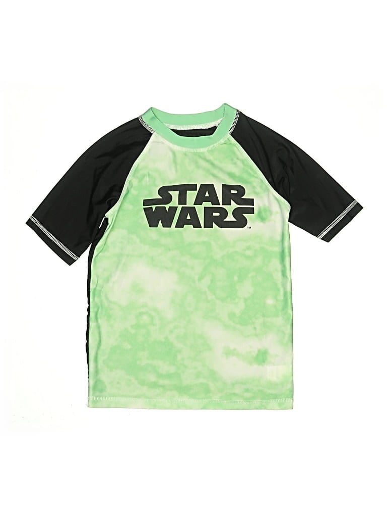 Pre-owned Star Wars Kids' Short Sleeve T-shirt In Green