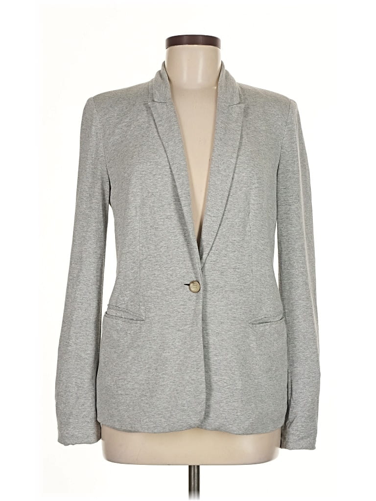 Pre-owned Liz Claiborne Blazer Jacket In Gray