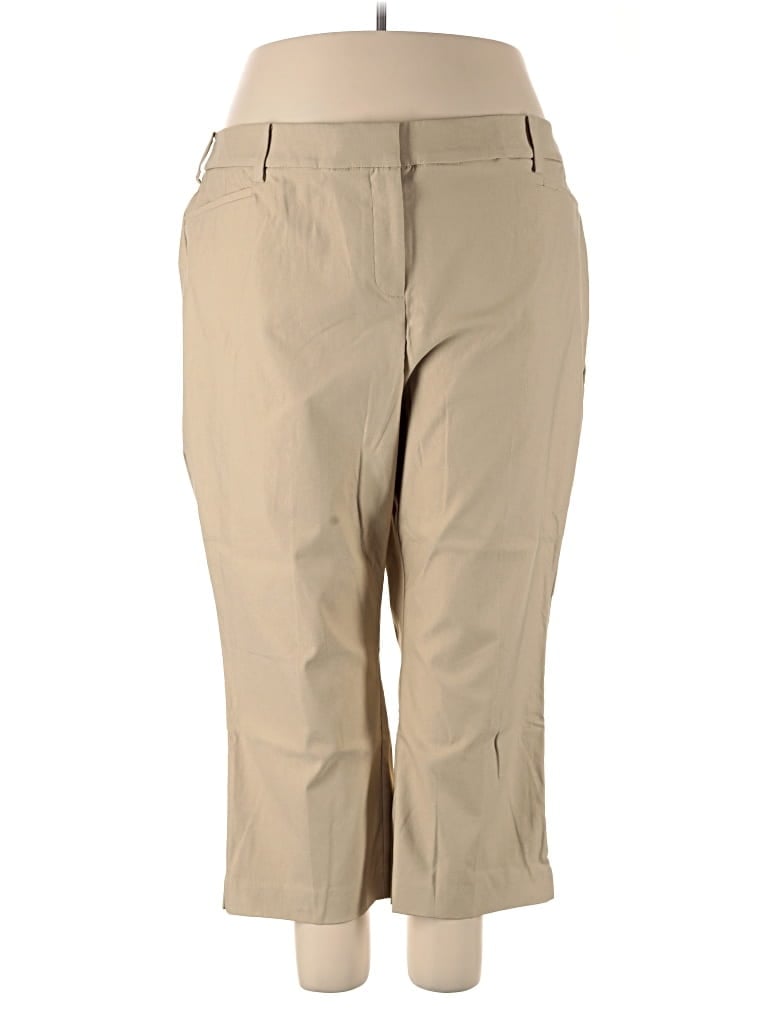 Lane Bryant Khaki Pant In Brown