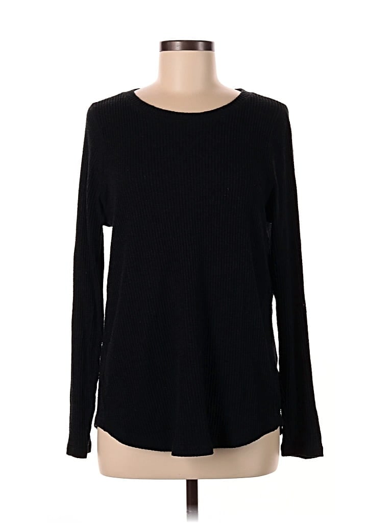 Pre-owned Abercrombie & Fitch Long Sleeve T-shirt In Black