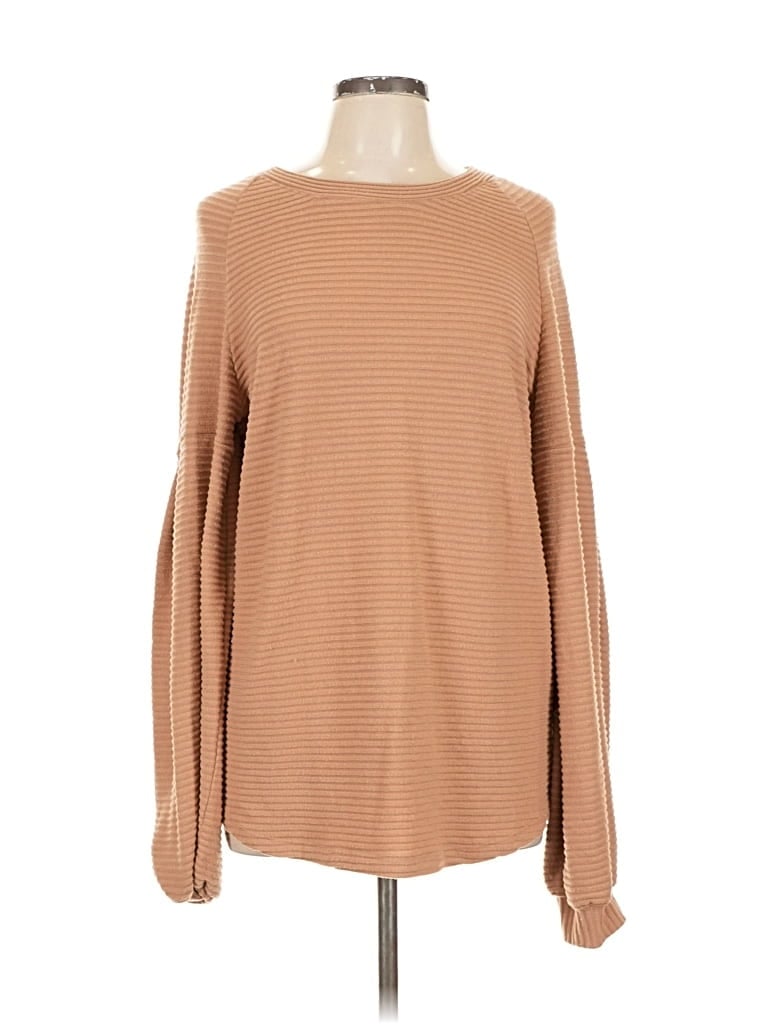 Pre-owned Workshop Republic Clothing Pullover Sweater In Brown