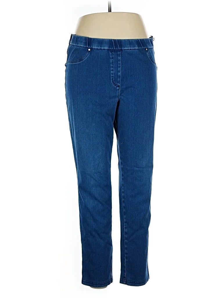 Pre-owned Ruby Rd. Jeggings In Blue