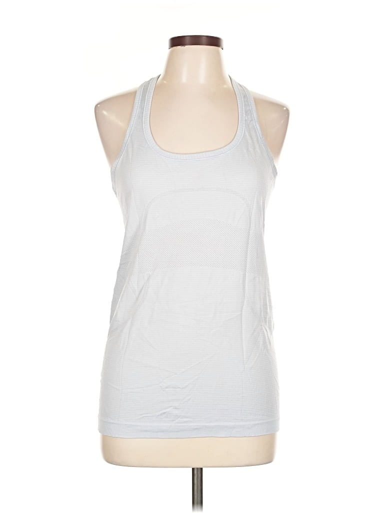 Pre-owned Lululemon Athletica Active Tank Top In Gray