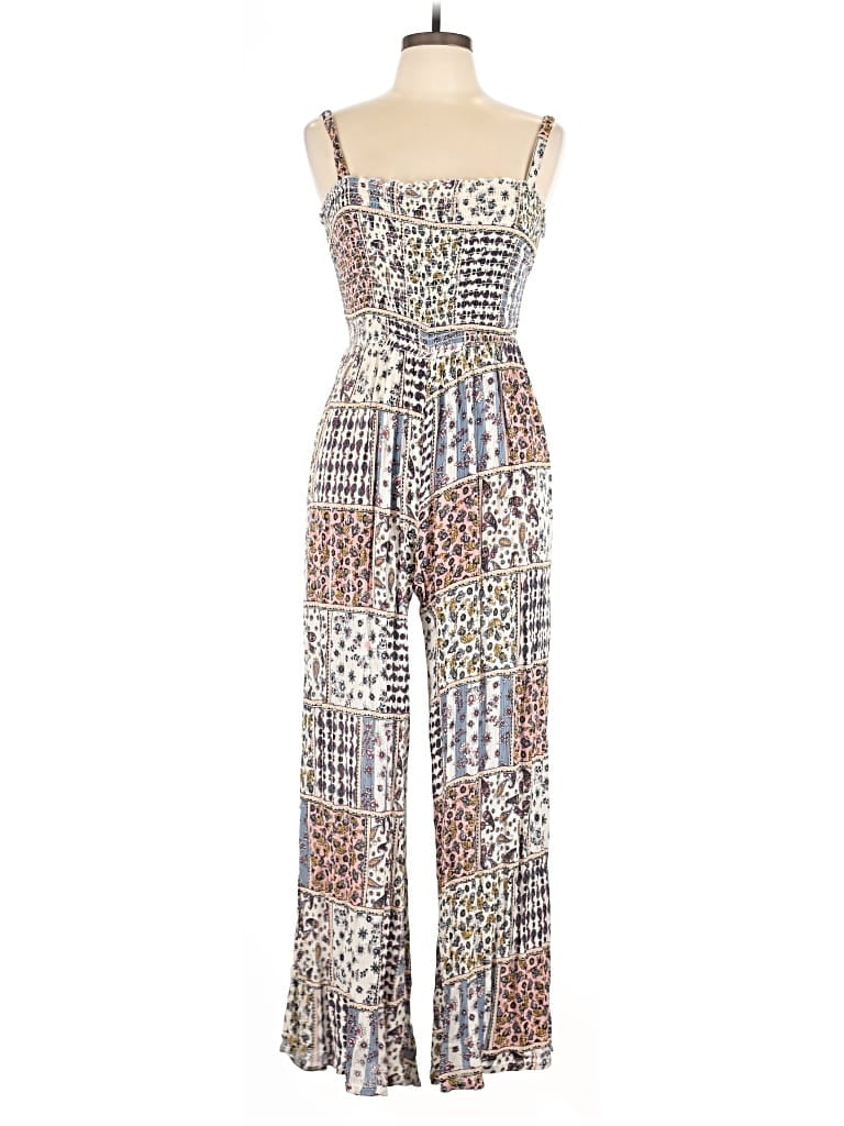 Pre-owned Japna Jumpsuit In Silver