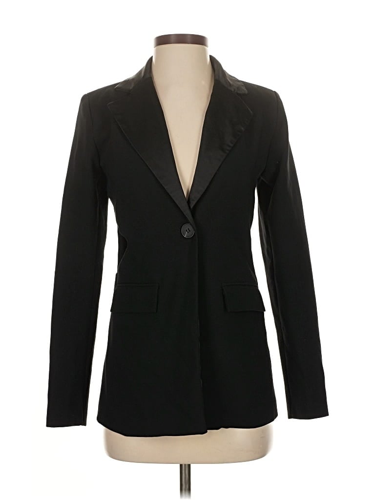 Pre-owned 4th & Reckless Blazer Jacket In Black