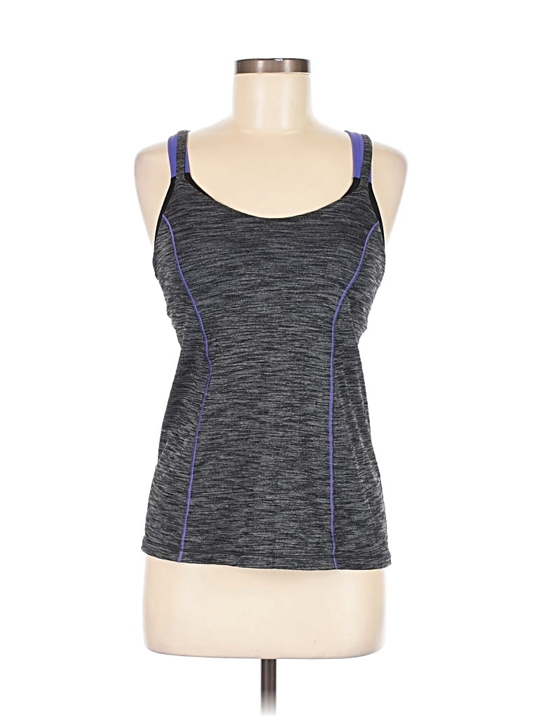 Pre-owned Lululemon Athletica Active Tank Top In Black