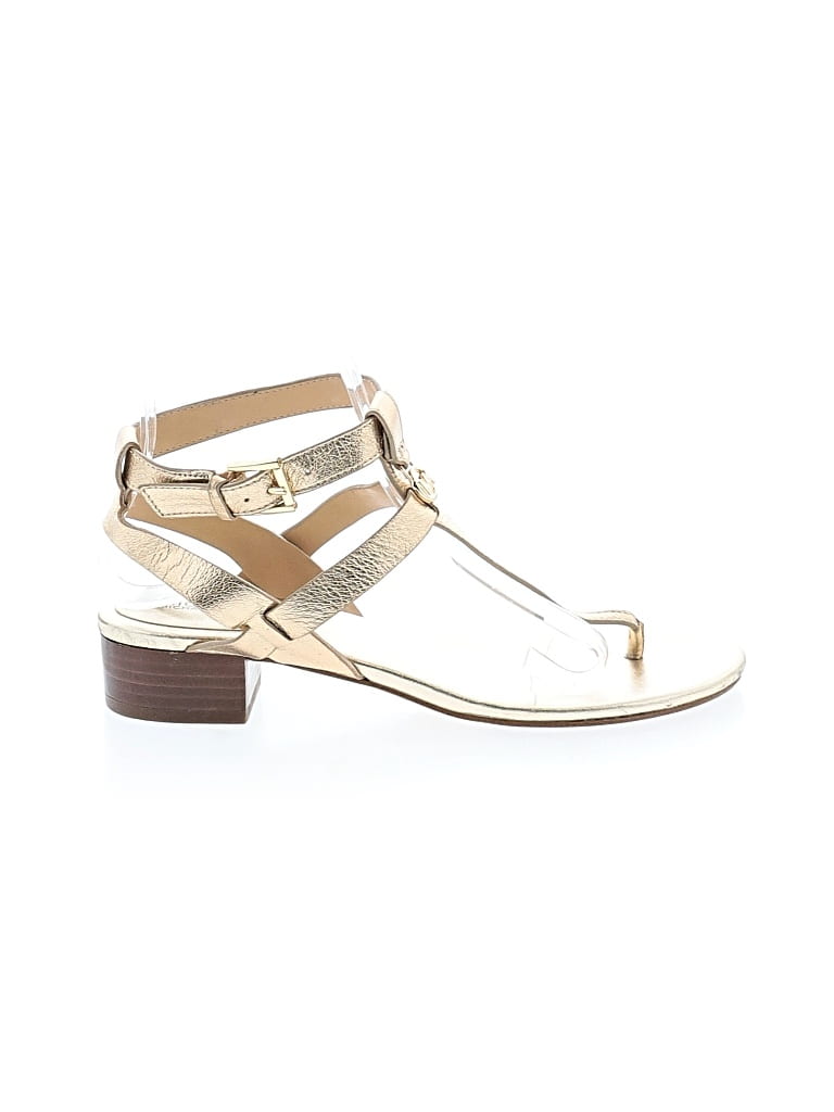 Pre-owned Michael Michael Kors Sandals In Gold