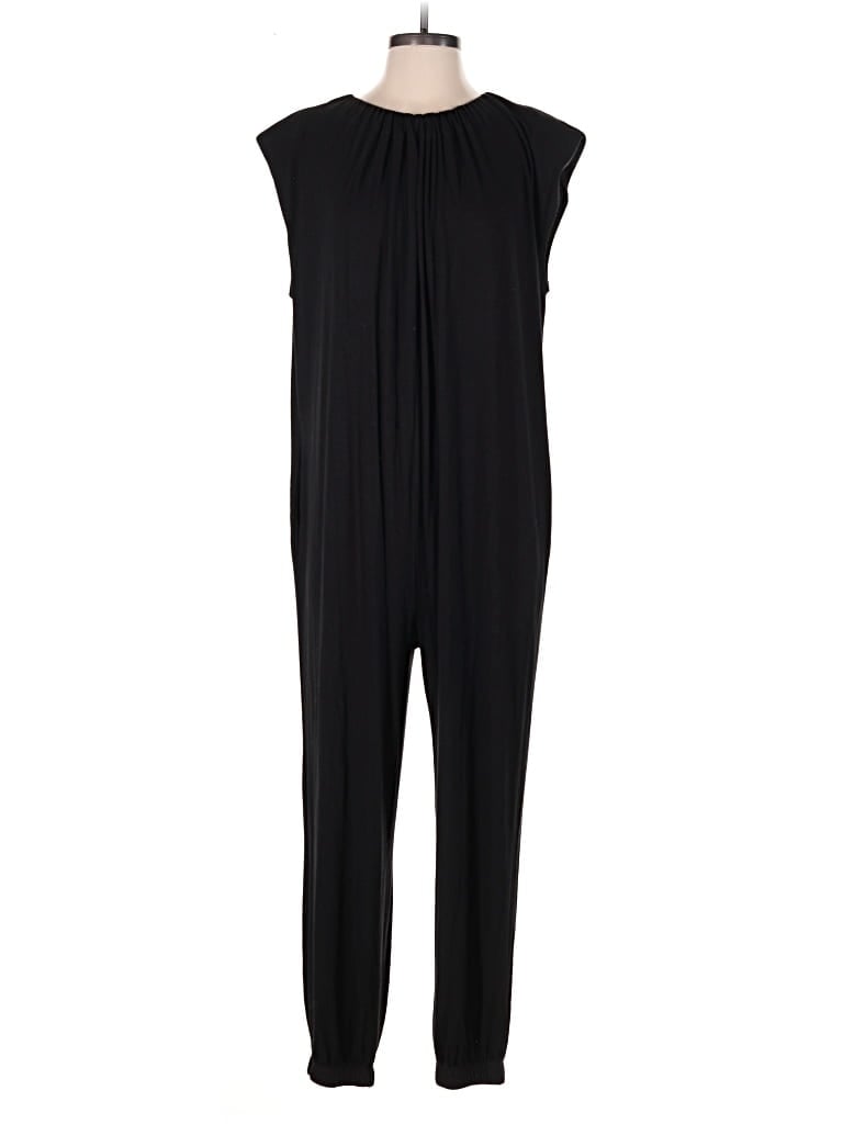 Pre-owned Something Navy Jumpsuit In Black