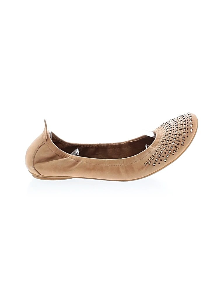 Pre-owned Aldo Flats In Brown