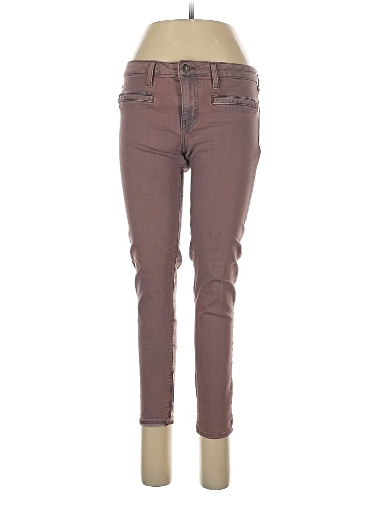 Pre-owned Just Black Jeans In Brown