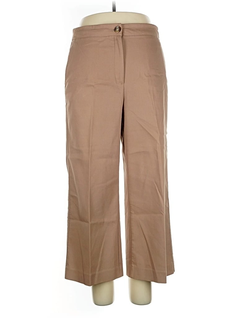 Pre-owned Ann Taylor Khaki Pant In Brown