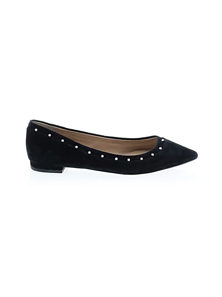 Pre-owned Ann Taylor Flats In Black