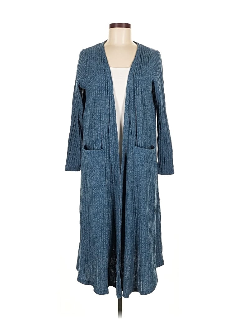 Pre-owned Lularoe Cardigan Sweater In Blue