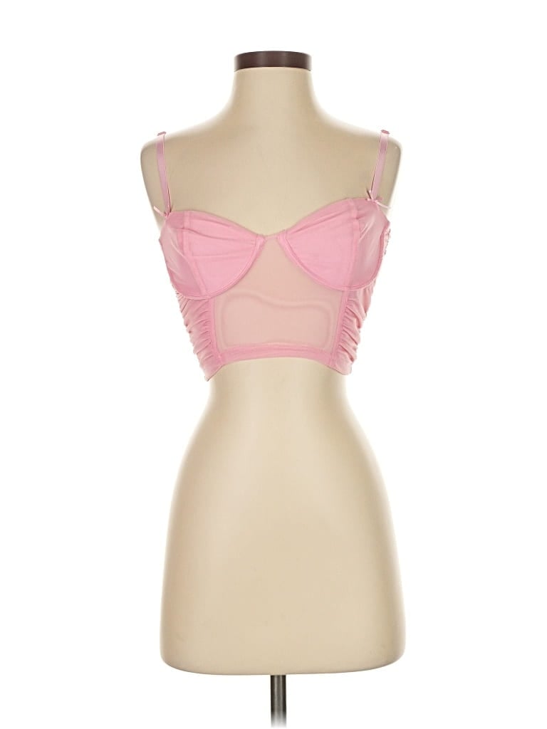 Pre-owned Princess Polly Sleeveless Blouse In Pink