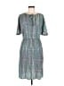 Tucker Plaid Teal Casual Dress Size M - photo 1