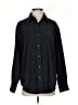 Bill Blass Solid Black Long Sleeve Blouse Size S - photo 1