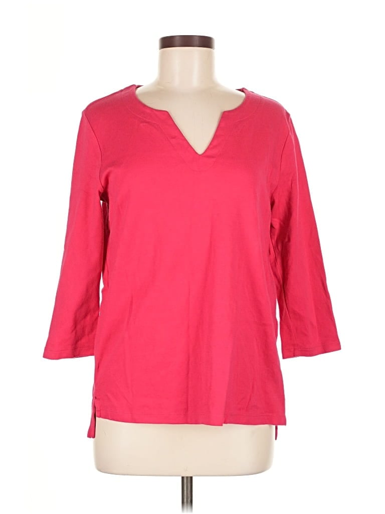 Pre-owned Orvis 3/4 Sleeve T-shirt In Red