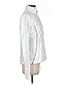 Athleta 100% Polyester Metallic White Track Jacket Size XS - photo 4