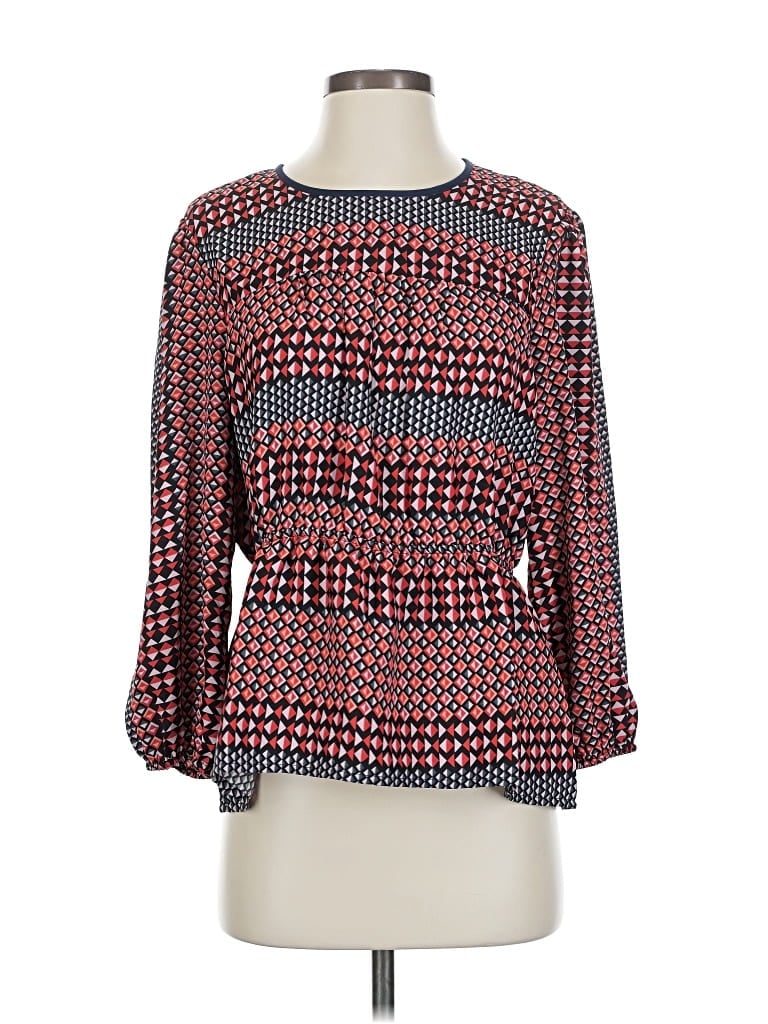 Pre-owned Bcbgmaxazria 3/4 Sleeve T-shirt In Red