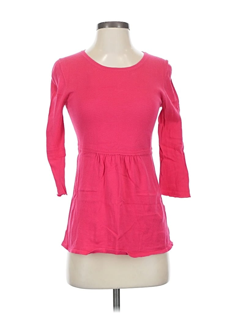 Pre-owned J.crew Factory Store Pullover Sweater In Pink