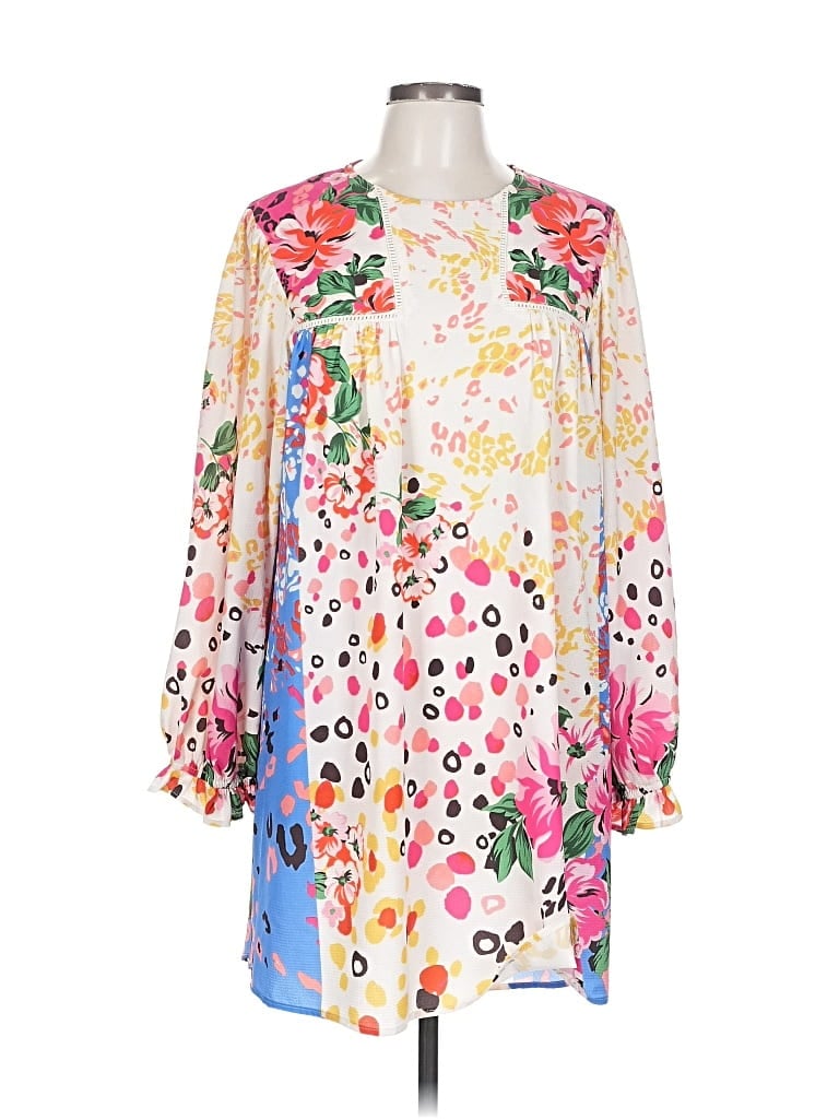 Pre-owned Umgee 3/4 Sleeve Blouse In White